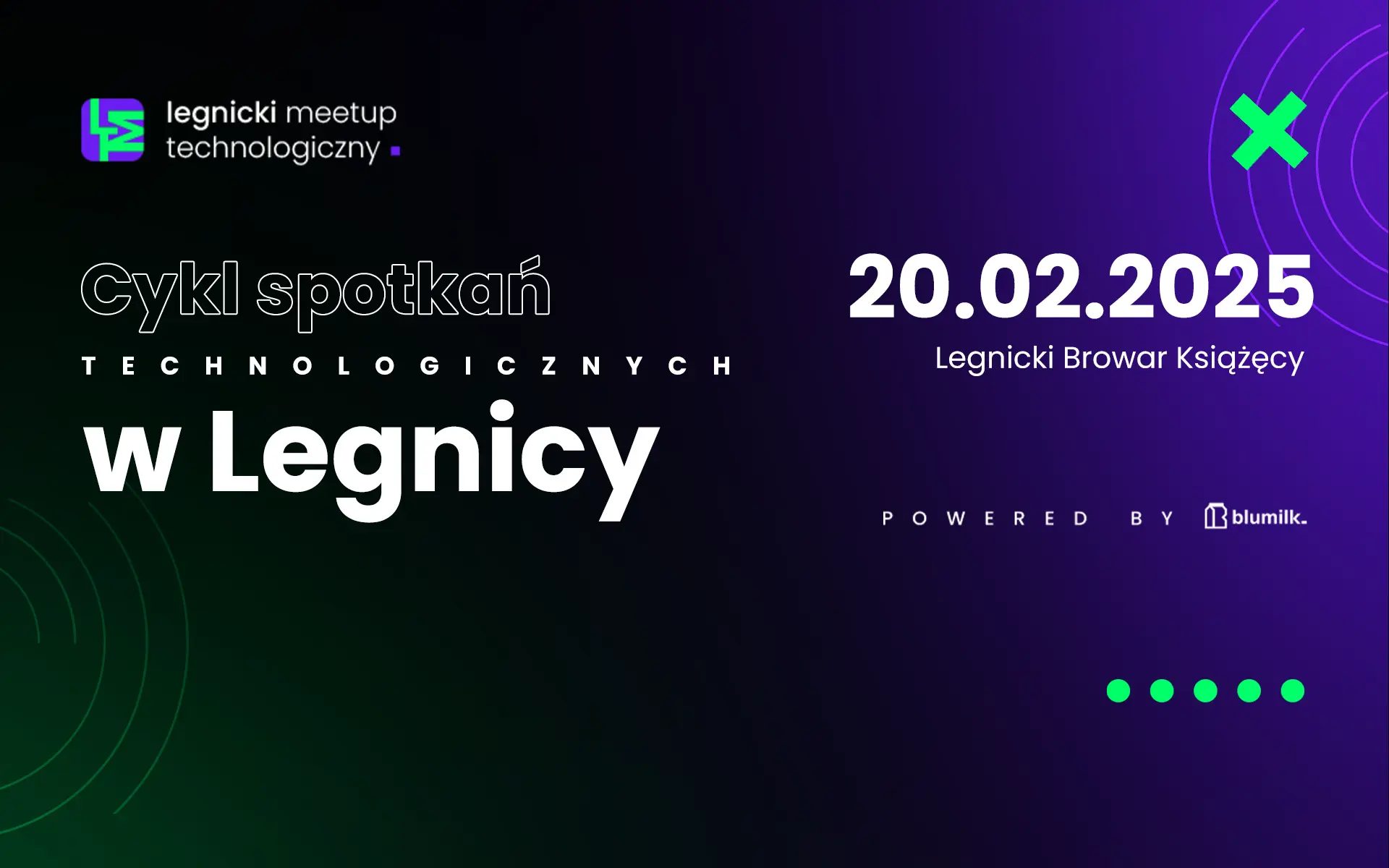 The third edition of the Legnicki Meetup Technologiczny will take place on February 20, 2025!