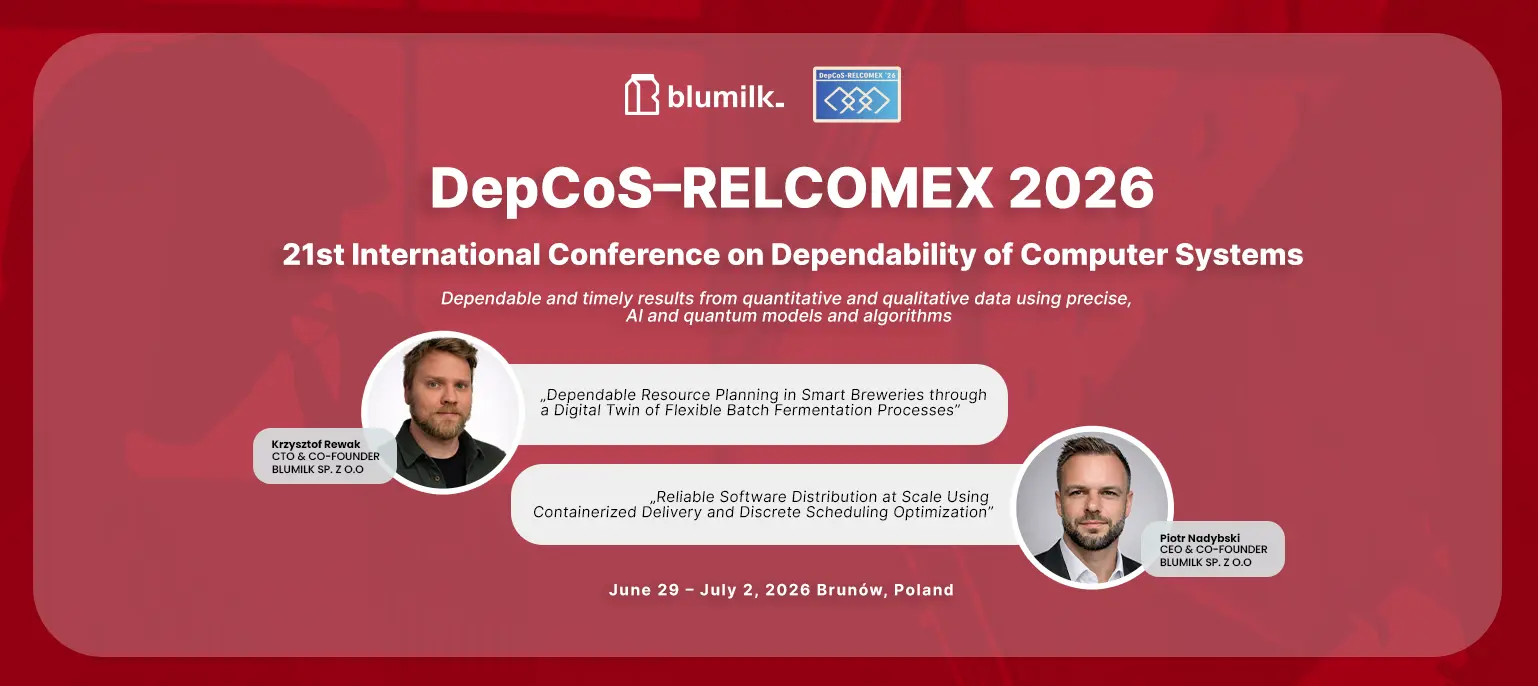 Two Blumilk research projects presented at DepCoS-RELCOMEX 2026